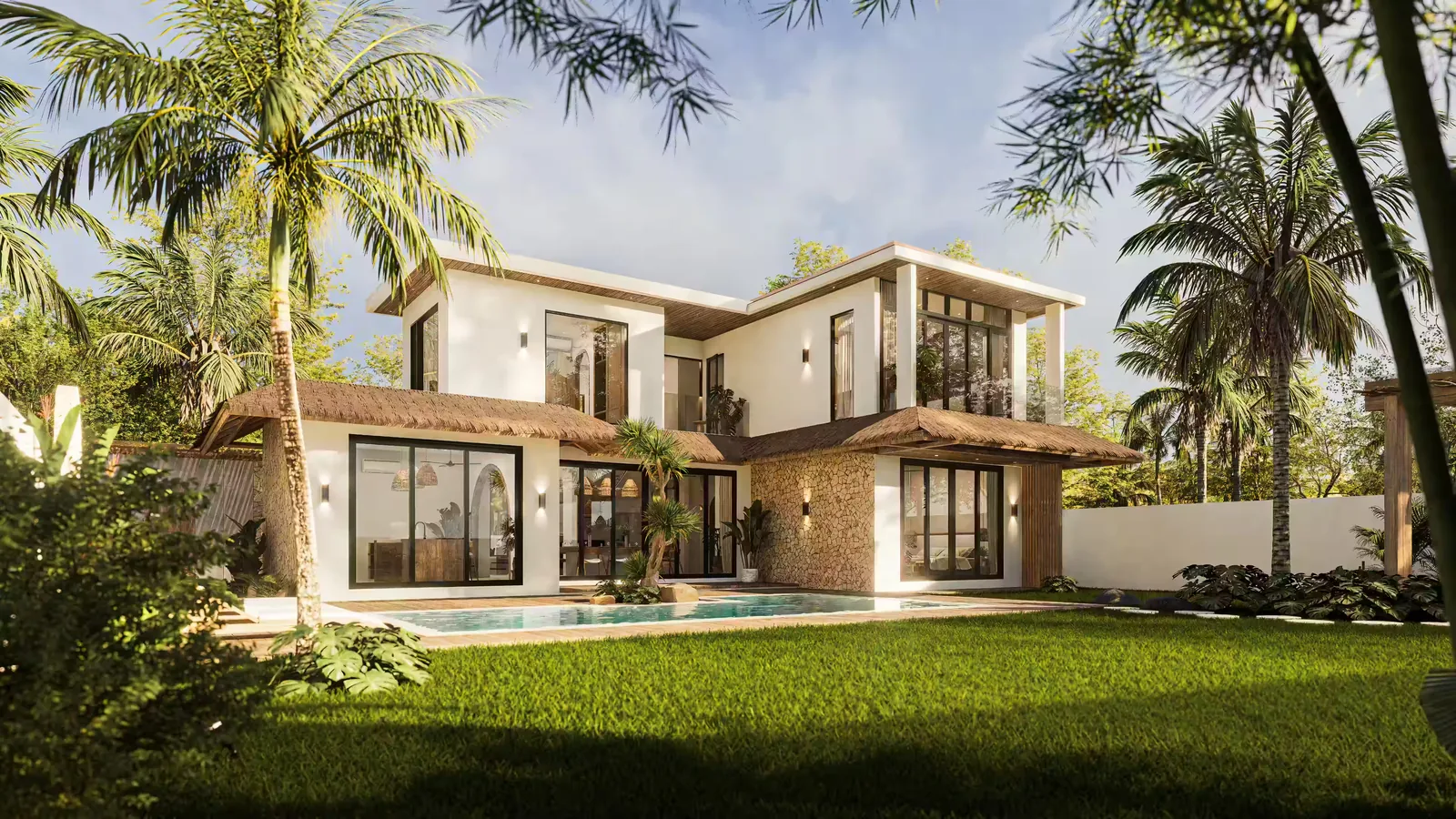 Architecture de villas sur mesure à Bali avec Balimmo, design optimisé pour la location